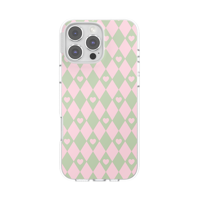 Harlequin Hearts Pink — iPhone 16 Pro Max for MagSafe