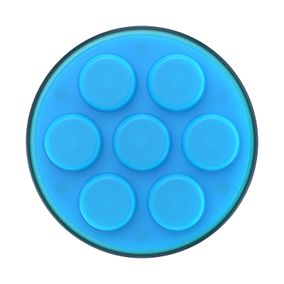 Secondary image for hover PopFidget Popper Electric Blue — Adhesive PopGrip