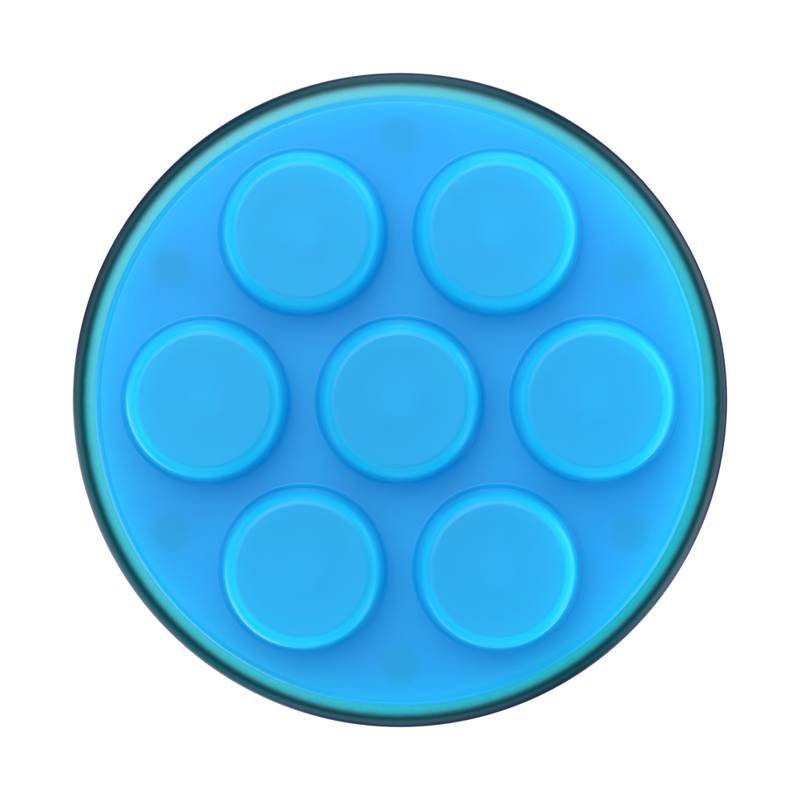 PopFidget Popper Electric Blue — Adhesive PopGrip image number 1