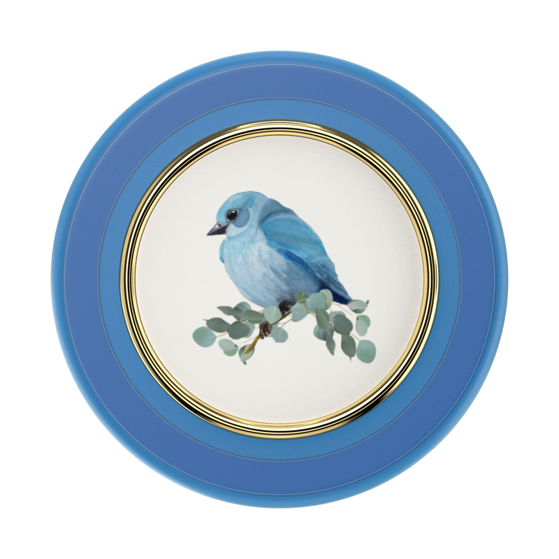 Enamel Blue Bird — MagSafe PopGrip image number 1