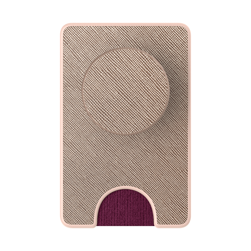 PopWallet+ Saffiano Rose Gold image number 1