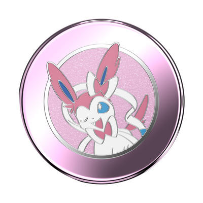 Secondary image for hover Enamel Sylveon Wink — PopGrip for MagSafe