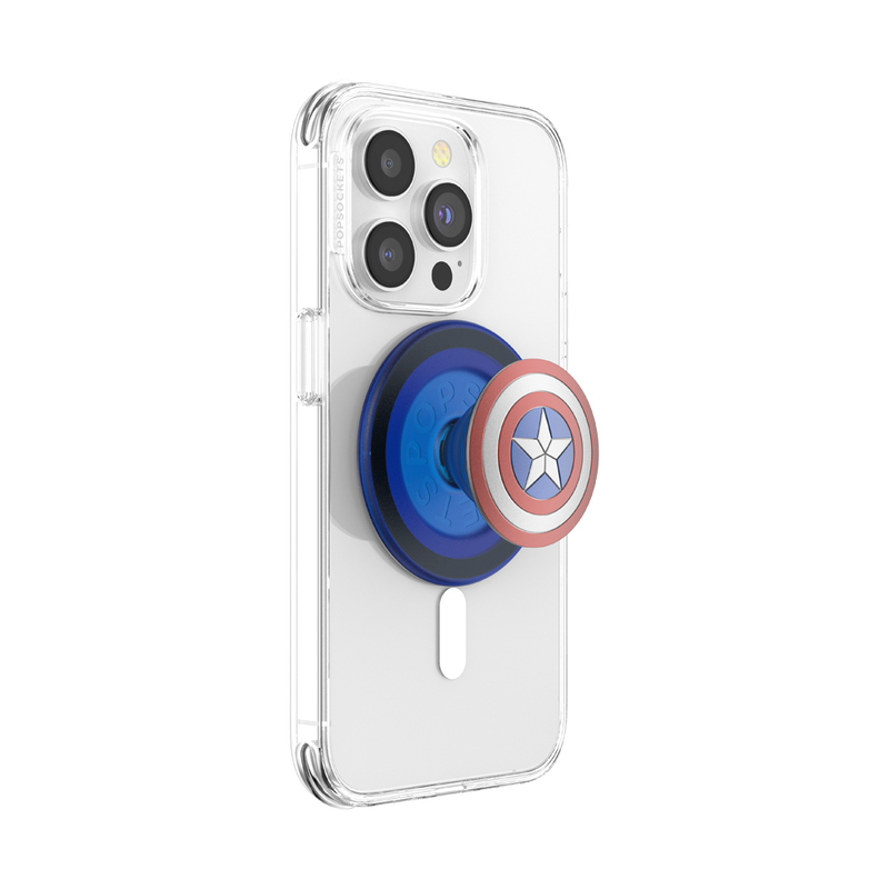 Marvel — Enamel Captain America PopGrip for MagSafe - Round image number 5