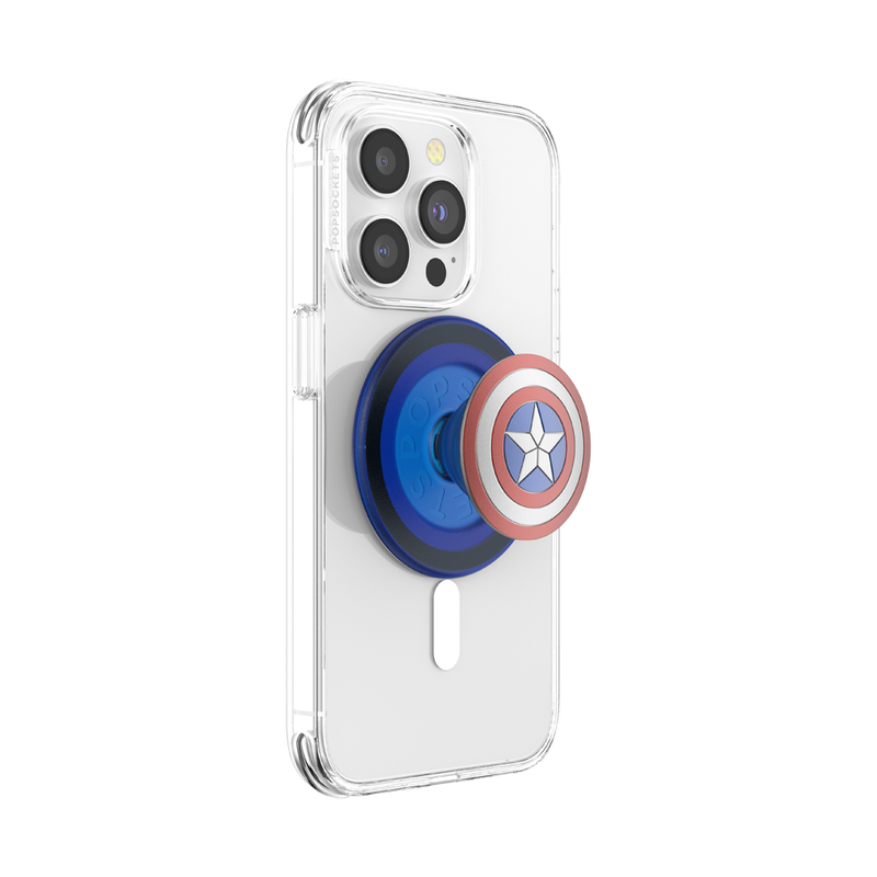 Enamel Captain America PopGrip for MagSafe - Round image number 5