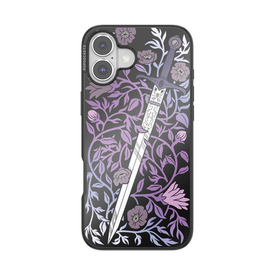 Mirror Thorny Blade Lavender — iPhone 16 Plus MagSafe Case