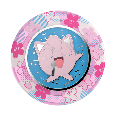 Secondary image for hover Enamel Spinner Jigglypuff's Disarming Voice — PopGrip for MagSafe