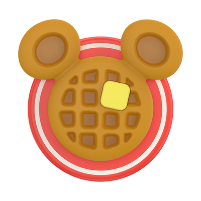 Secondary image for hover PopOut Mickey Waffle — MagSafe PopGrip
