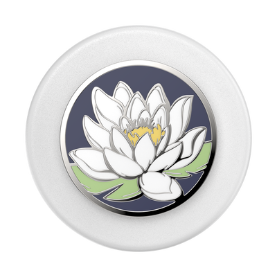 Secondary image for hover Enamel Water Lily Midnight — MagSafe PopGrip