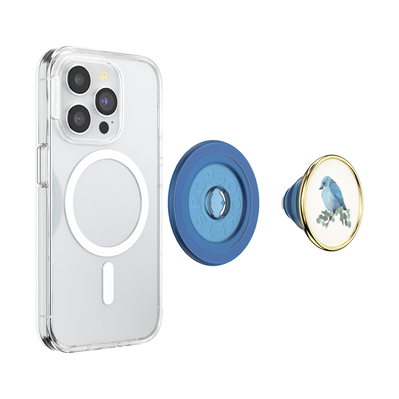 Enamel Blue Bird — MagSafe PopGrip image number 5