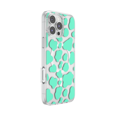 Secondary image for hover Turquoise Cow Cow — iPhone 16 Pro Max MagSafe Case