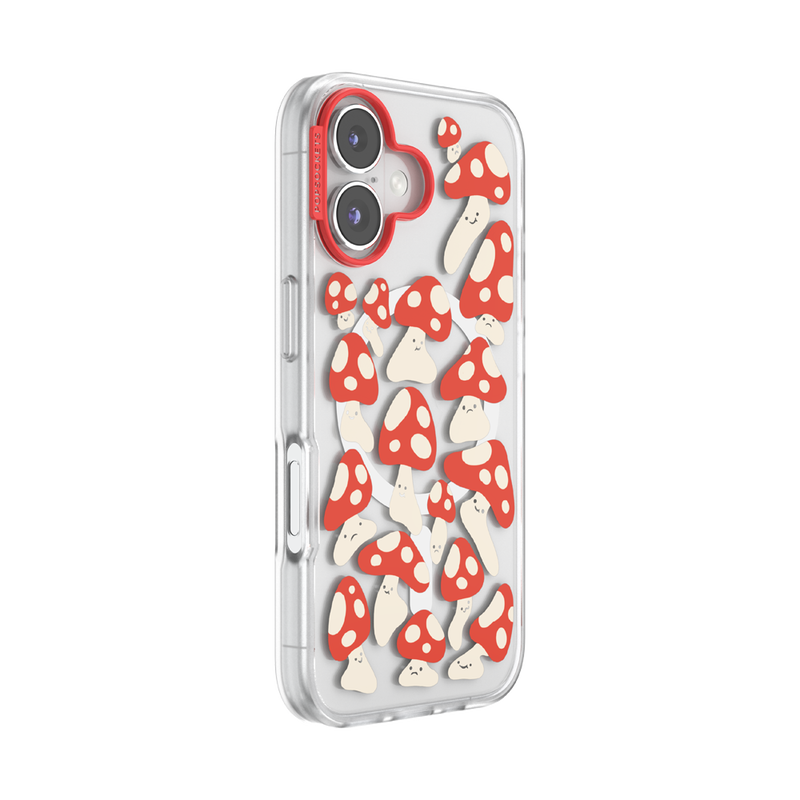Red Shrooms — iPhone 16 MagSafe Case image number 1