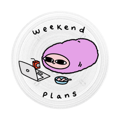 Secondary image for hover Weekend Plans — Adhesive PopGrip