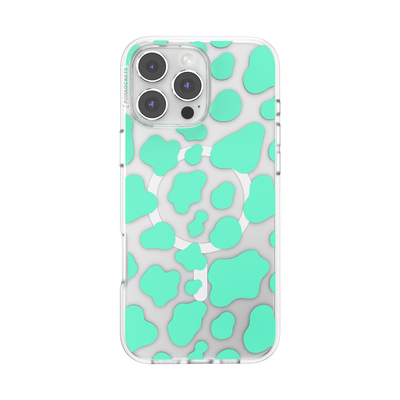 Turquoise Cow Cow — iPhone 16 Pro Max MagSafe Case