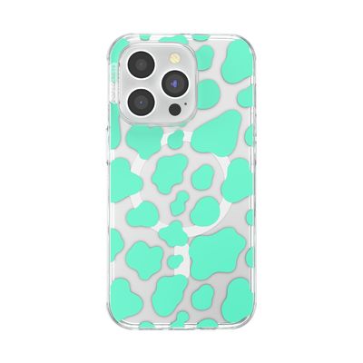 Turquoise Cow Cow — iPhone 14 Pro MagSafe Case