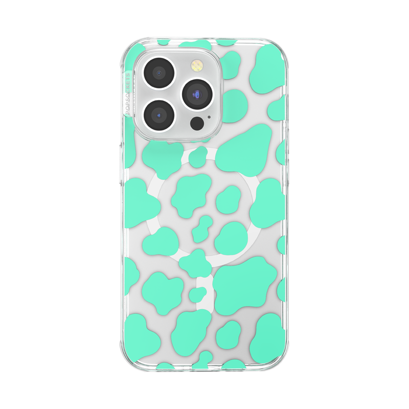 Turquoise Cow Cow — iPhone 14 Pro MagSafe Case image number 0