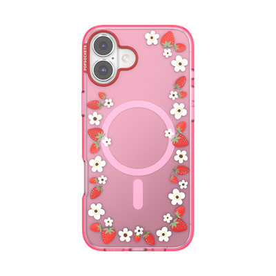 Strawberry Frame — iPhone 16 Plus MagSafe Case