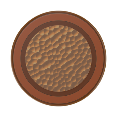 Secondary image for hover Enamel Hammered Copper Tone — MagSafe PopGrip