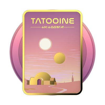 Secondary image for hover Enamel Welcome To Tatooine — PopGrip for MagSafe