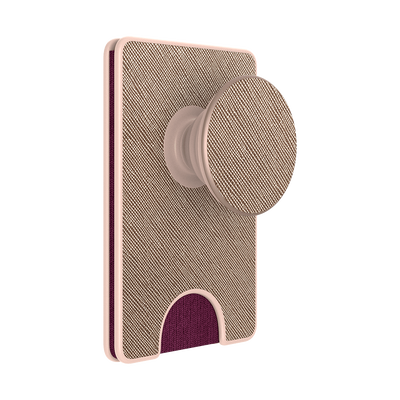 PopWallet+ Saffiano Rose Gold