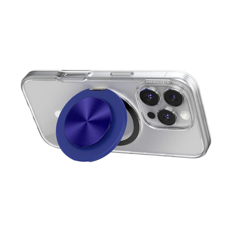 Aluminum Radial French Navy —  MagSafe Kick-Out Grip & Stand image number 14