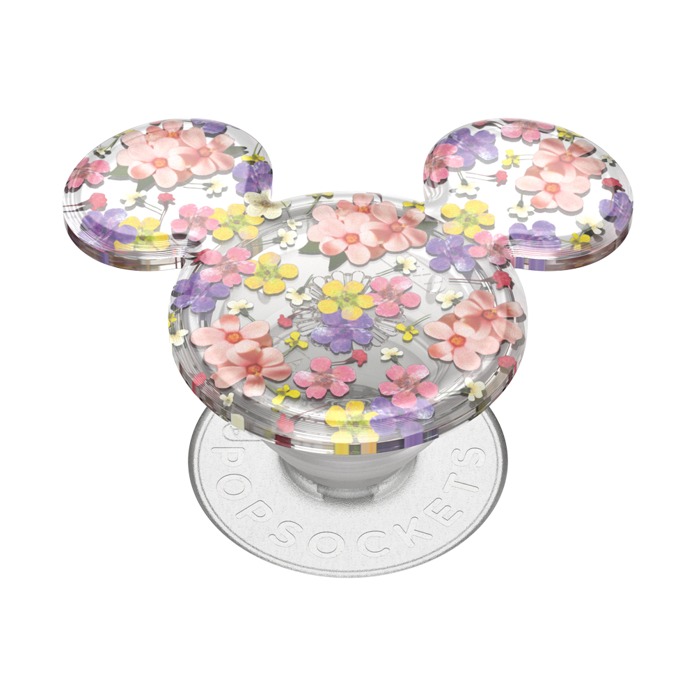 Disney — Translucent Mickey Mouse Cascading Flowers Phone Grip
